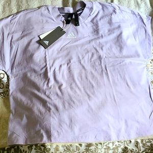 Adidas Cropped Tee - Large